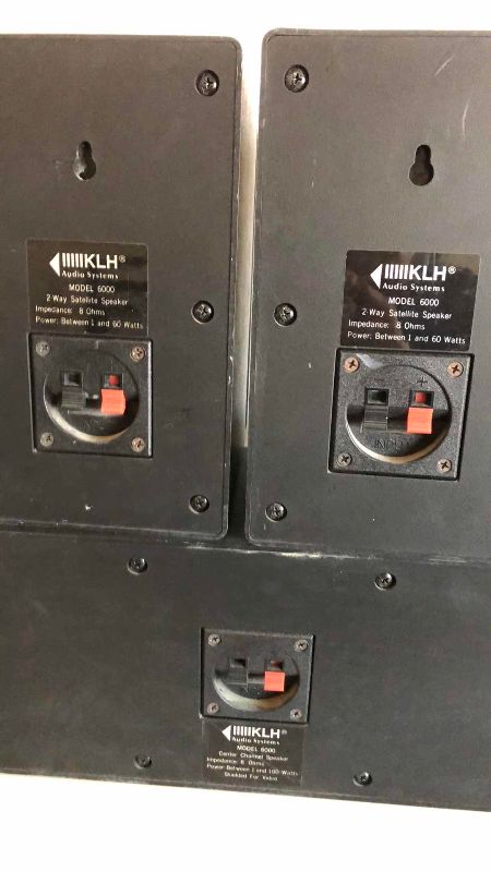 View 2 of KLH SATELLITE SPEAKERS MODEL 6000