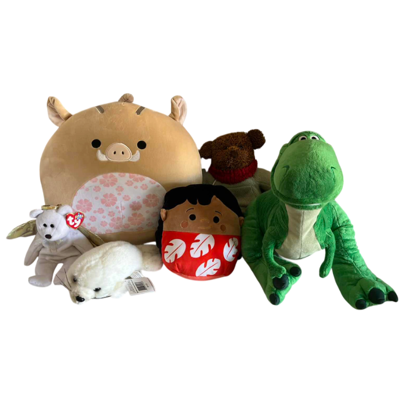 View 1 of ASSORTED STUFFED ANIMALS