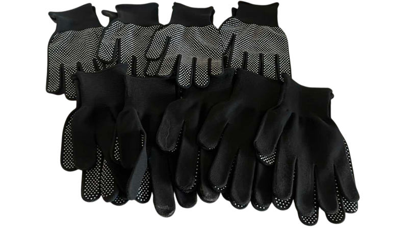 View 1 of BLACK GRIPPING HOUSE GLOVES