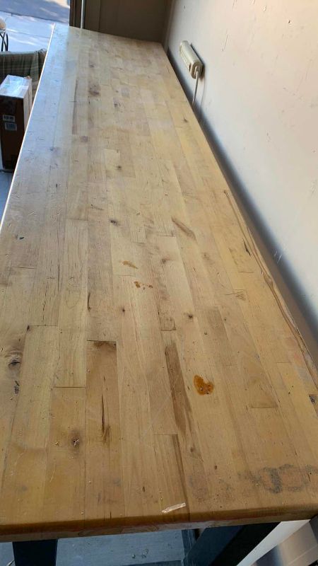 View 2 of MADELEINE WOOD WORKBENCH 23“ X 96“ H 38”