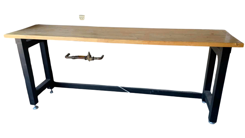 View 1 of MADELEINE WOOD WORKBENCH 23“ X 96“ H 38”