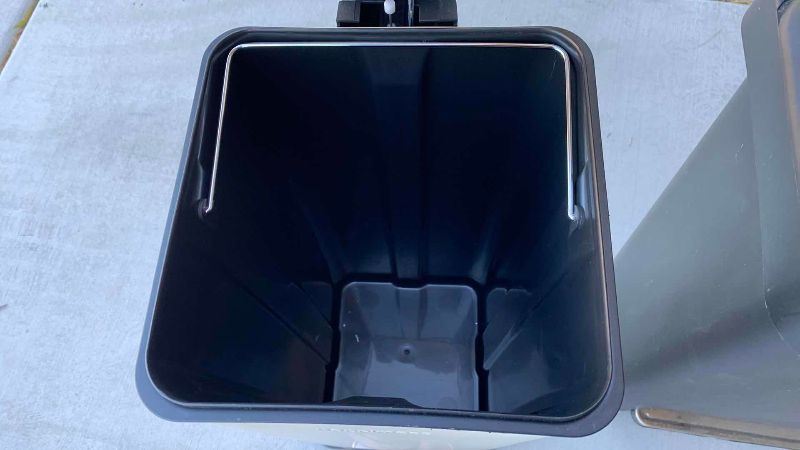 View 2 of PAIR OF 13 GALLON TRASH CANS