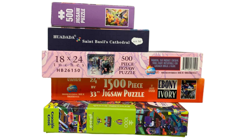 View 1 of ASSORTED PUZZLES