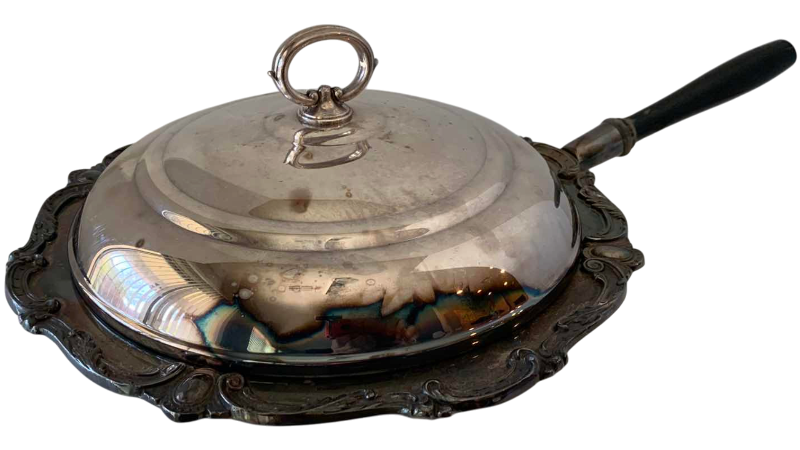 View 1 of WILCOX S.P.COMPANY ROCHELLE CHAFING DISH INTERNATIONAL SILVER MODEL 3715