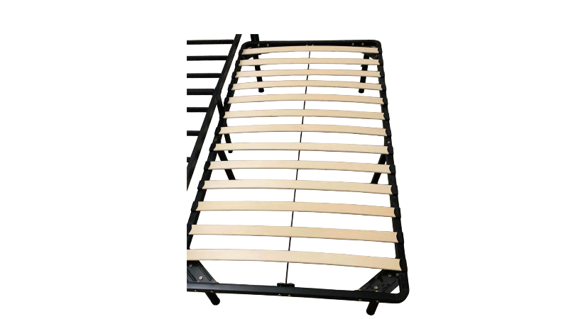 View 1 of TWIN XL METAL AND WOODEN SLAT BEDFRAME