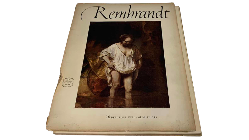 View 1 of VINTAGE ART TREASURES OF THE WORLD REMBRANDT