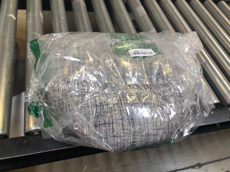 Photo 1 of SINOSSO Modern Bar Stool Cushion Dia.13, Fashion Interweaving Design Anti-Skid Silicone Round Stool Seat Cushion Cover Padded (White, M,1)