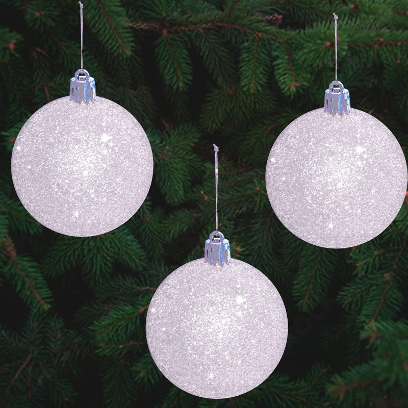 Photo 1 of 2.36" Snoball Ornaments 18 Pcs