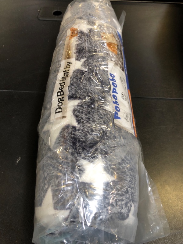 Photo 1 of Dog Bed Mat - Comfortable Dog Kennel Pad, Multi-Purpose Dog Crate Bed & Dog Bed Mats for Dogs & Cats – Soft Dog Crate Mat & Dog Bed Crate Mat for Dog & Cat (Gray, L(35 * 23 * 1.5))