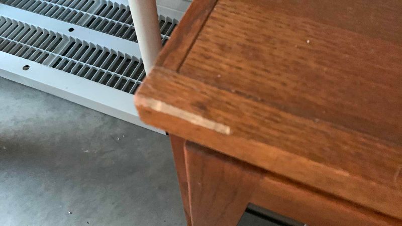 Photo 1 of TELEVISION STAND WITH GLASS 44” X 25” H 23”