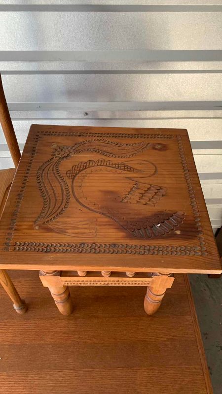 Photo 1 of 2 WOODEN TABLES 30”