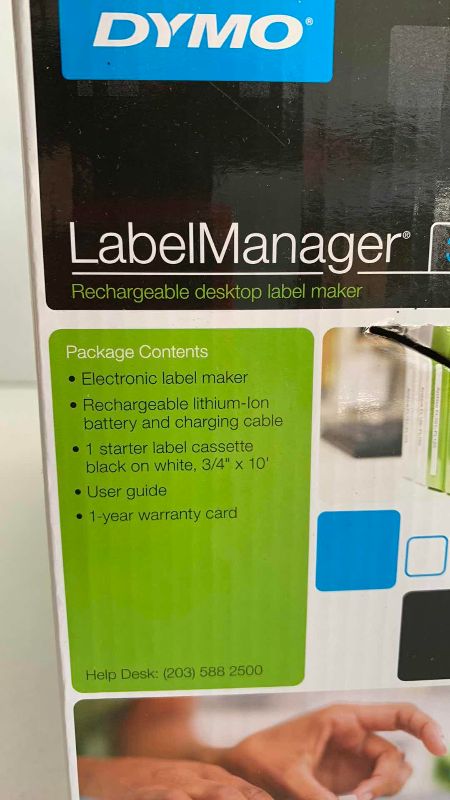 Photo 1 of DYMO RECHARGEABLE DESKTOP LABEL MAKER MODEL 360D