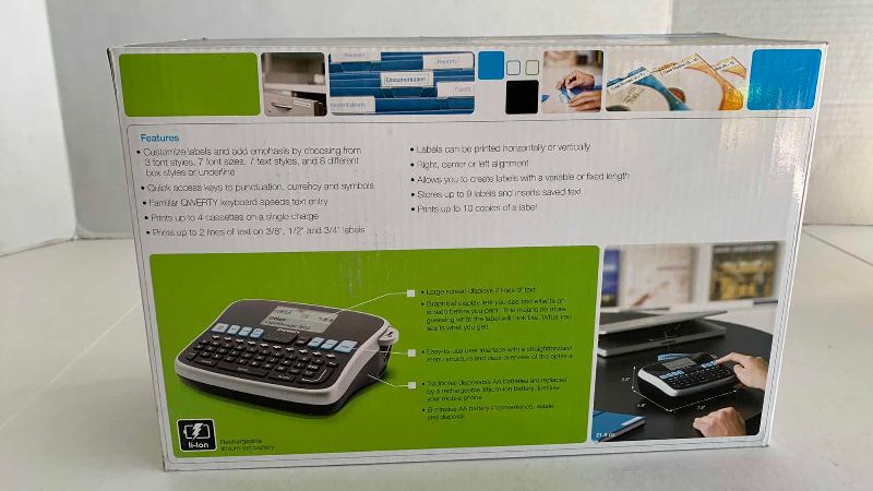 Photo 1 of DYMO RECHARGEABLE DESKTOP LABEL MAKER MODEL 360D