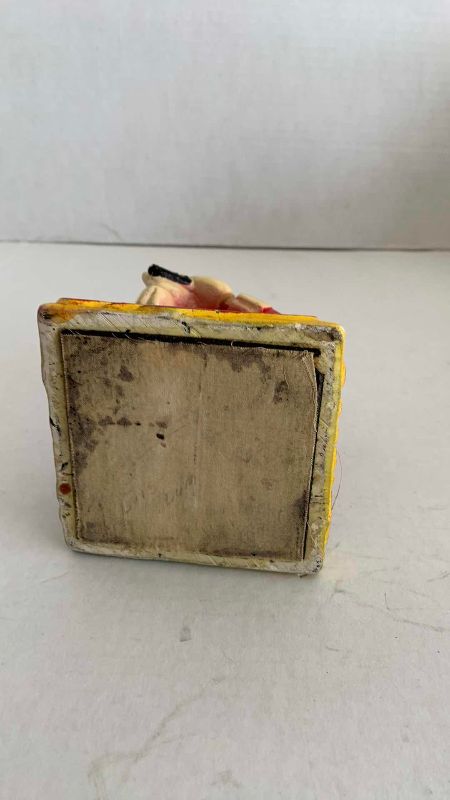 Photo 1 of VINTAGE PFEIFFER’S BEER CHALKWARE STATUE 8”