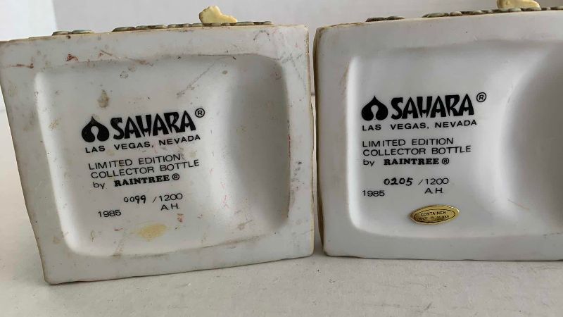 Photo 1 of 2-VINTAGE LAS VEGAS SAHARA HOTEL NUMBERED STATUES H5”