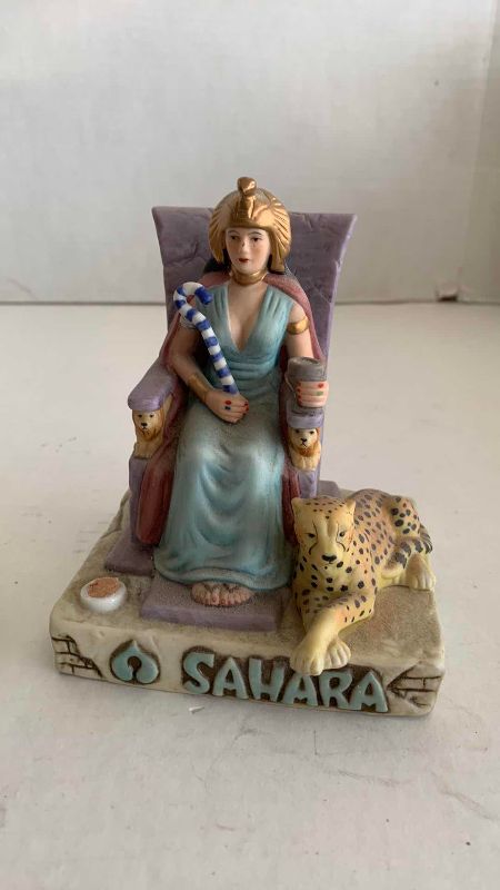 Photo 1 of 2-VINTAGE LAS VEGAS SAHARA HOTEL NUMBERED STATUES H5”