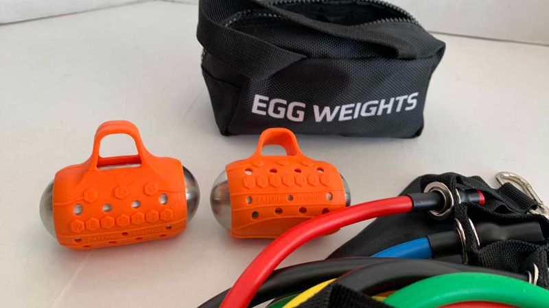 Photo 1 of EGG WEIGHTS AND RESISTANCE BANDS
