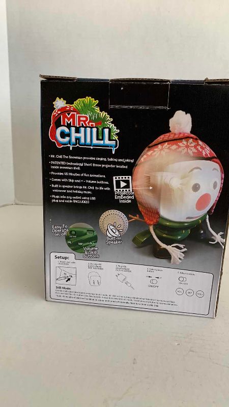 Photo 1 of MR. CHILL ANIMATED TALKING SNOW MAN