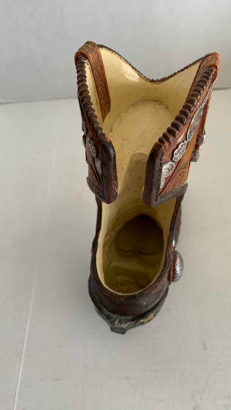 Photo 1 of VINTAGE COWBOY BOOT TOILET BRUSH HOLDER