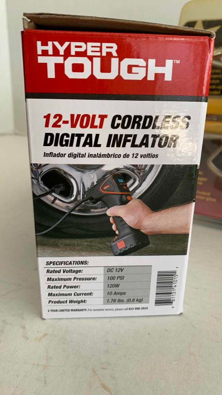 Photo 1 of 12 VOLT CORDLESS TIRE INFLATOR AND 2 GLUE GUNS