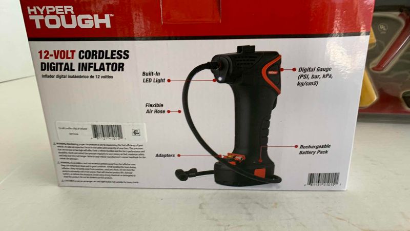 Photo 1 of 12 VOLT CORDLESS TIRE INFLATOR AND 2 GLUE GUNS