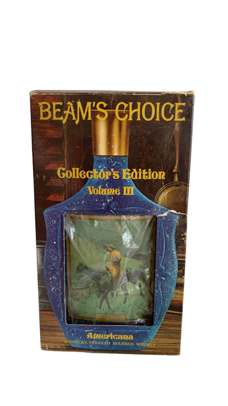 View 1 of BEAMS CHOICE COLLECTORS EDITION VOL. 3 “ON THE TRAIL” FREDRICK REMINGTON DECANTER