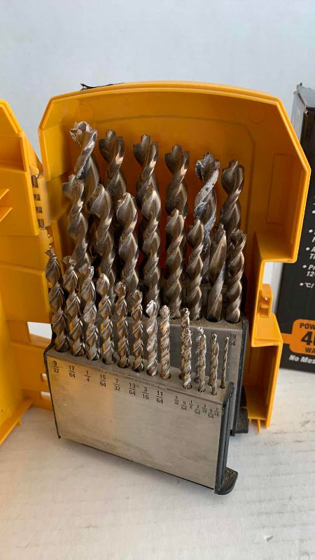 Photo 1 of DEWALT DRILL BITS AND AN INSTA HEATER 400 WATTS