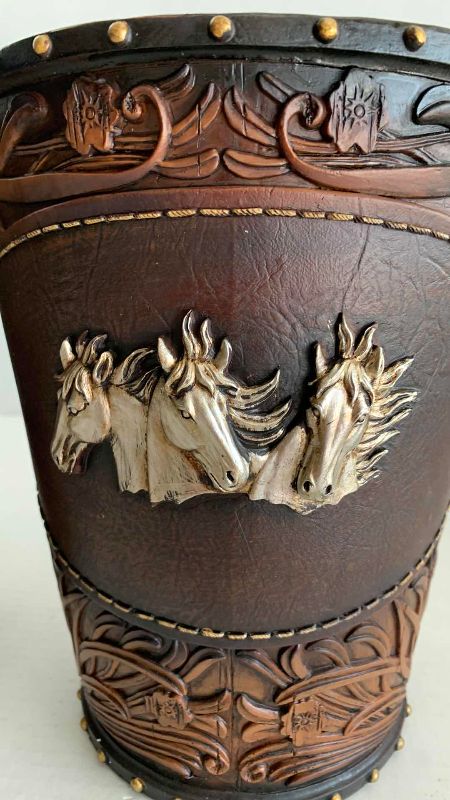 Photo 1 of 2 WESTERN THEMED TRASH CANS