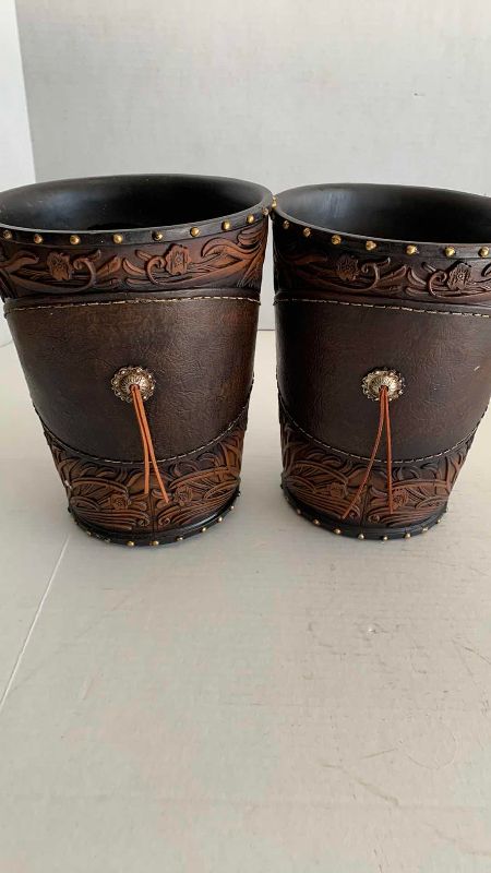 Photo 1 of 2 WESTERN THEMED TRASH CANS