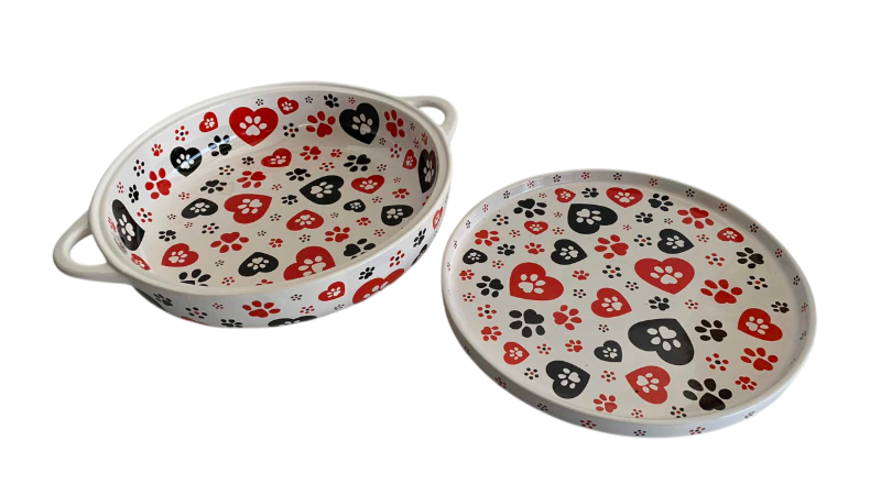 Photo 1 of PET THEMED SERVICE BOWL WITH LID