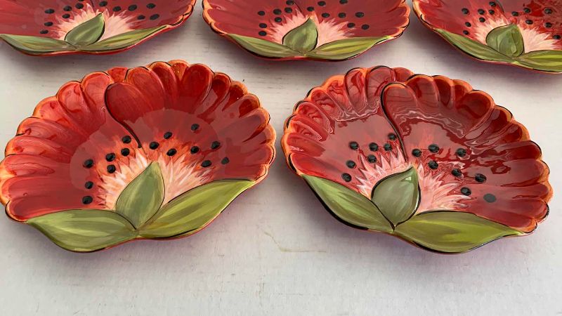 Photo 1 of 8 FLORAL THEMED PLATES