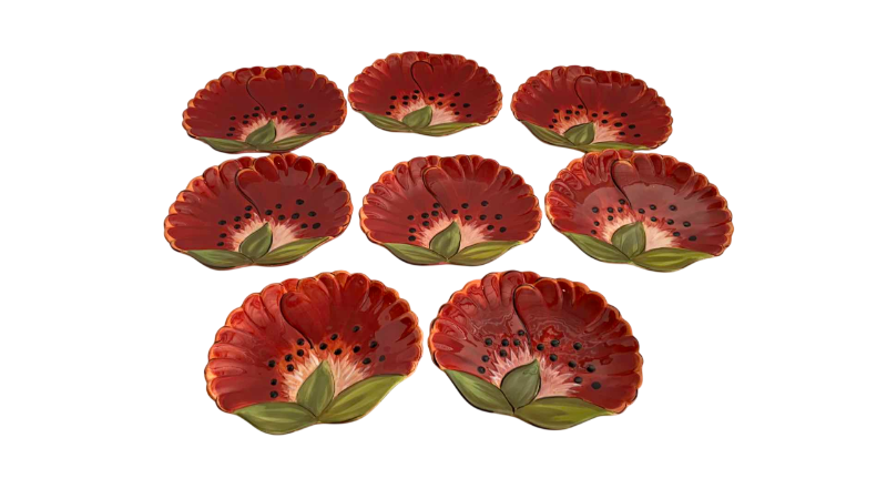 Photo 1 of 8 FLORAL THEMED PLATES