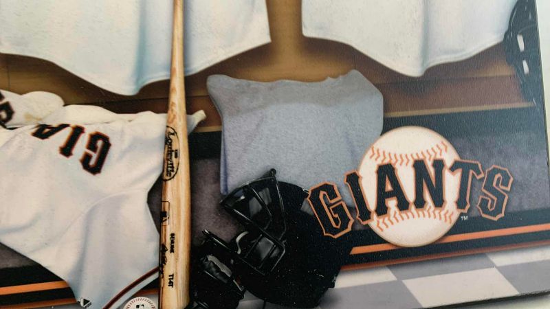 Photo 1 of MLB BASEBALL SAN FRANCISCO GIANTS ARTWORK 15” X 12”