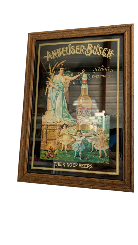 Photo 1 of ANHEUSER BUSCH BEER ARTWORK 9” X 13”