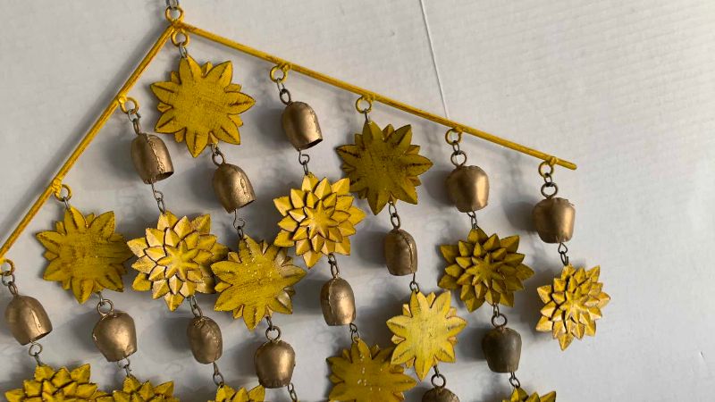 Photo 1 of FLORAL THEMED WIND CHIME 21” WIDE