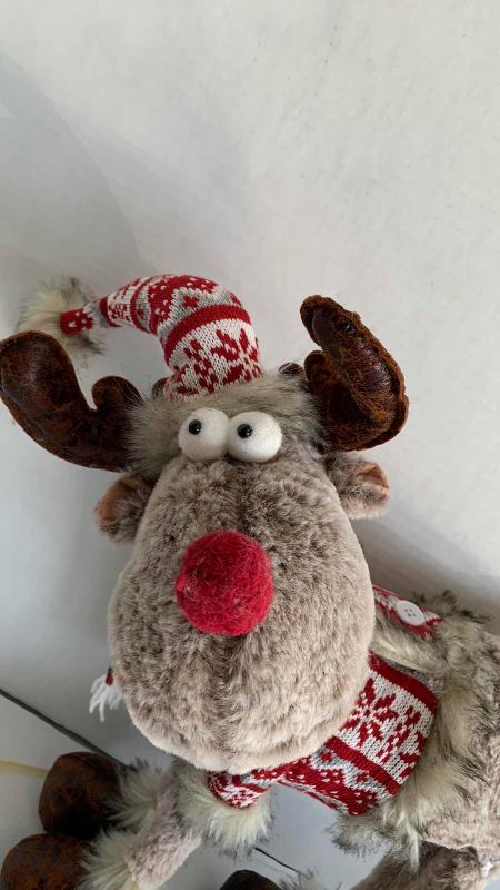 Photo 1 of CHRISTMAS REINDEER STUFFED ANIMAL 21”