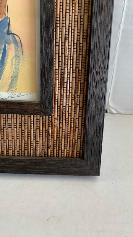 Photo 1 of THE ICEMAN FRAMED WATERCOLOR 12” X 15”