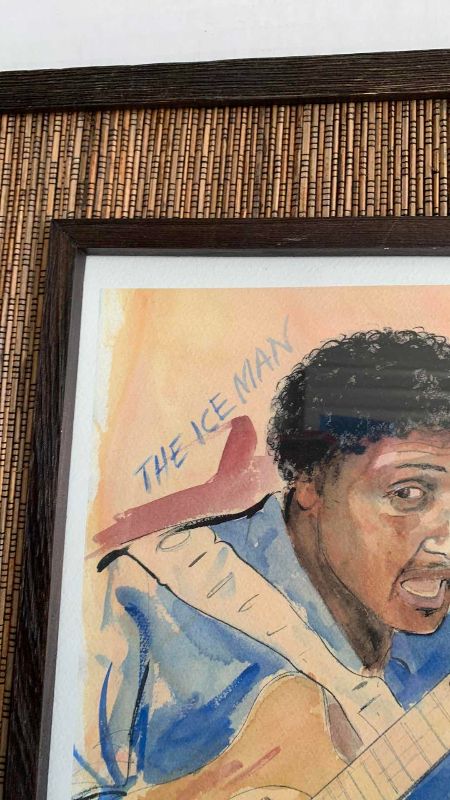 Photo 1 of THE ICEMAN FRAMED WATERCOLOR 12” X 15”