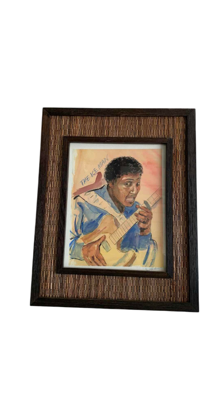 Photo 1 of THE ICEMAN FRAMED WATERCOLOR 12” X 15”