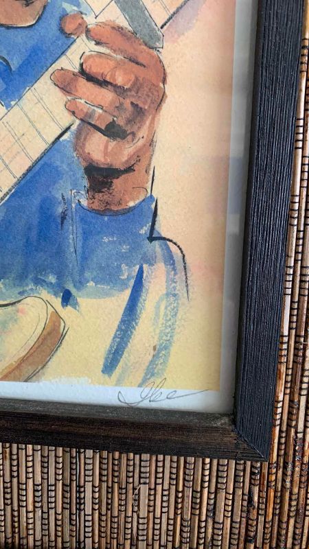 Photo 1 of THE ICEMAN FRAMED WATERCOLOR 12” X 15”