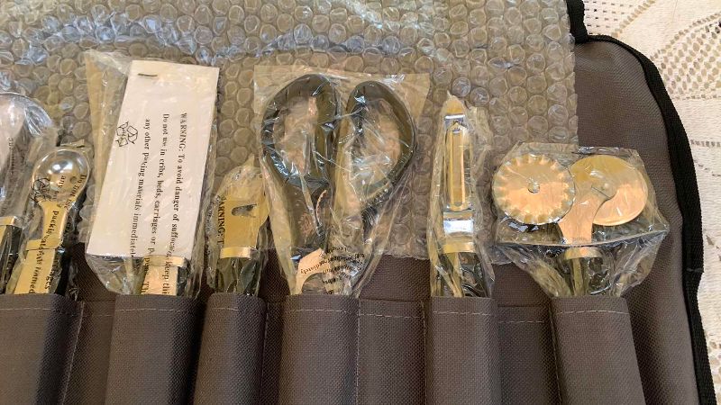 View 2 of WOLFGANG PUCK CHEF GARNISHING UTENSIL SET