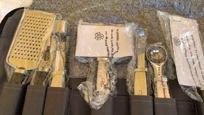 View 3 of WOLFGANG PUCK CHEF GARNISHING UTENSIL SET
