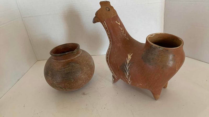 Photo 1 of 2 VINTAGE PRE COLUMBIAN STYLE ITEMS 8”