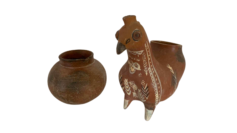 Photo 1 of 2 VINTAGE PRE COLUMBIAN STYLE ITEMS 8”