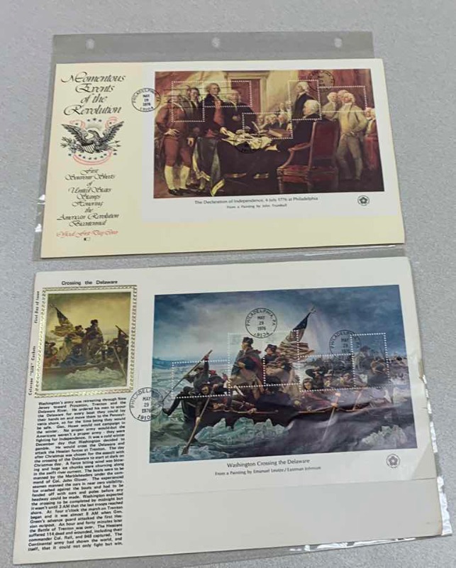 Photo 1 of UNITED STATES 1776-1976 BICENTENNIAL STAMPS