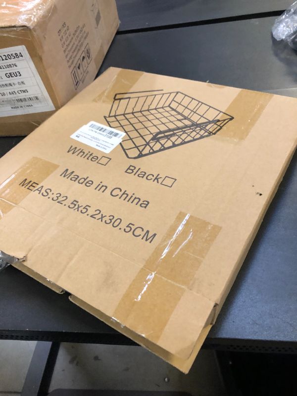 Photo 1 of ????? ????? ?????? Storage 2Pack - 12.6in Metal Under Shelf Storage, Hanging Wire Basket Shelves, Undershelf Storage Basket for Kitchen Pantry Bookshelf