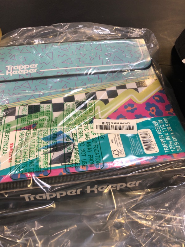 Photo 1 of Trapper Keeper Binder 1" Round Rings (Funky)