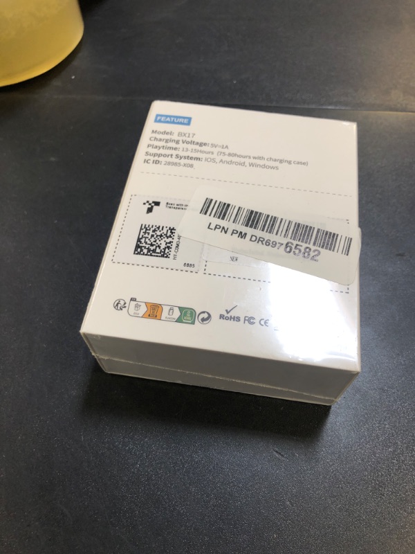 Photo 1 of Wireless Earbuds Bluetooth Headphones 80hrs Playback Ear Buds Power Display with Noise Canceling Mic Headsets for Sports/Workout/Running Black