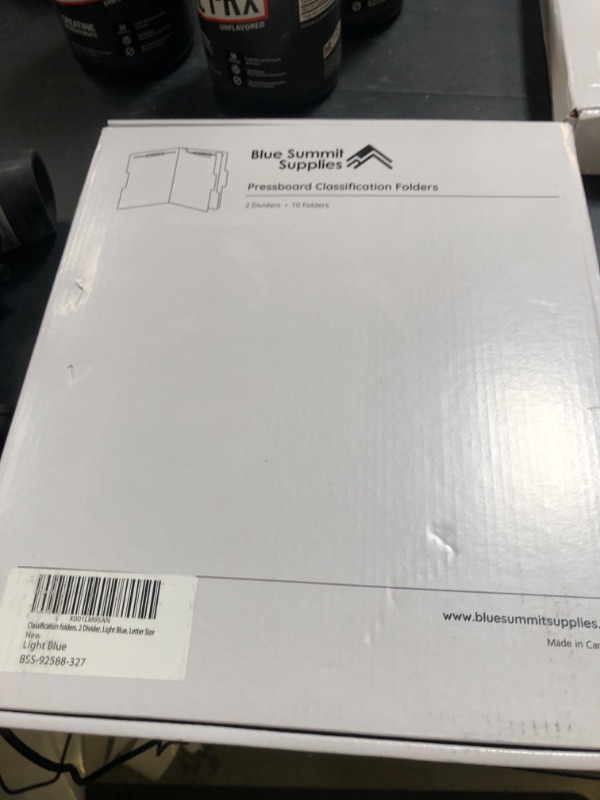 Photo 1 of pressboard classification folders 