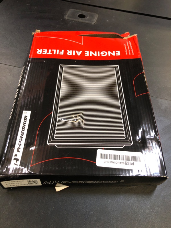 Photo 1 of A-Premium Engine Air Filter Compatible with Toyota Prius 2004 2005 2006 2007 2008 2009 L4 1.5L, Rigid Panel Air Filter, Replace# 17801-21040, 1780121040